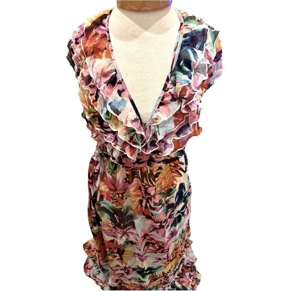 Monash Apparel Floral Chiffon Maxi Dress – NWT – Size S - Picture 9 of 10